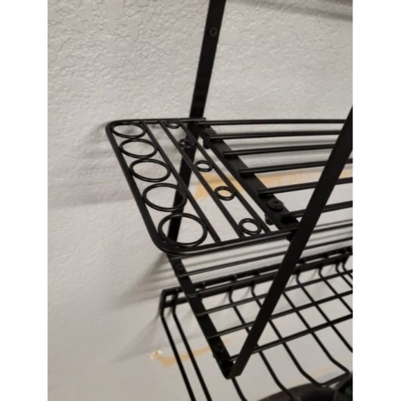 Power Tool Organizer, 4 Layers Heavy Duty Drill Holder Wall Mount, Metal - Picture 2 of 4